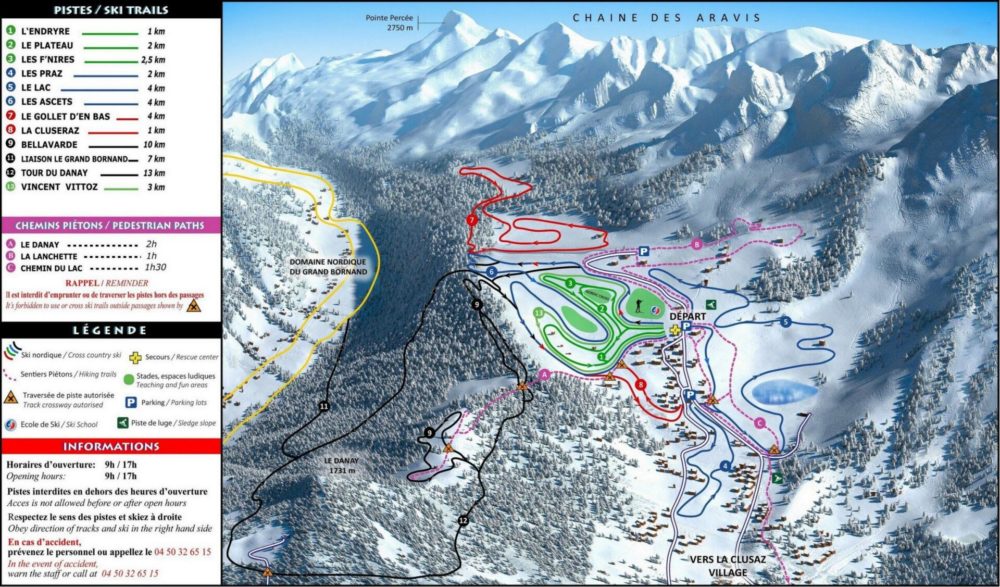 Plan de piste